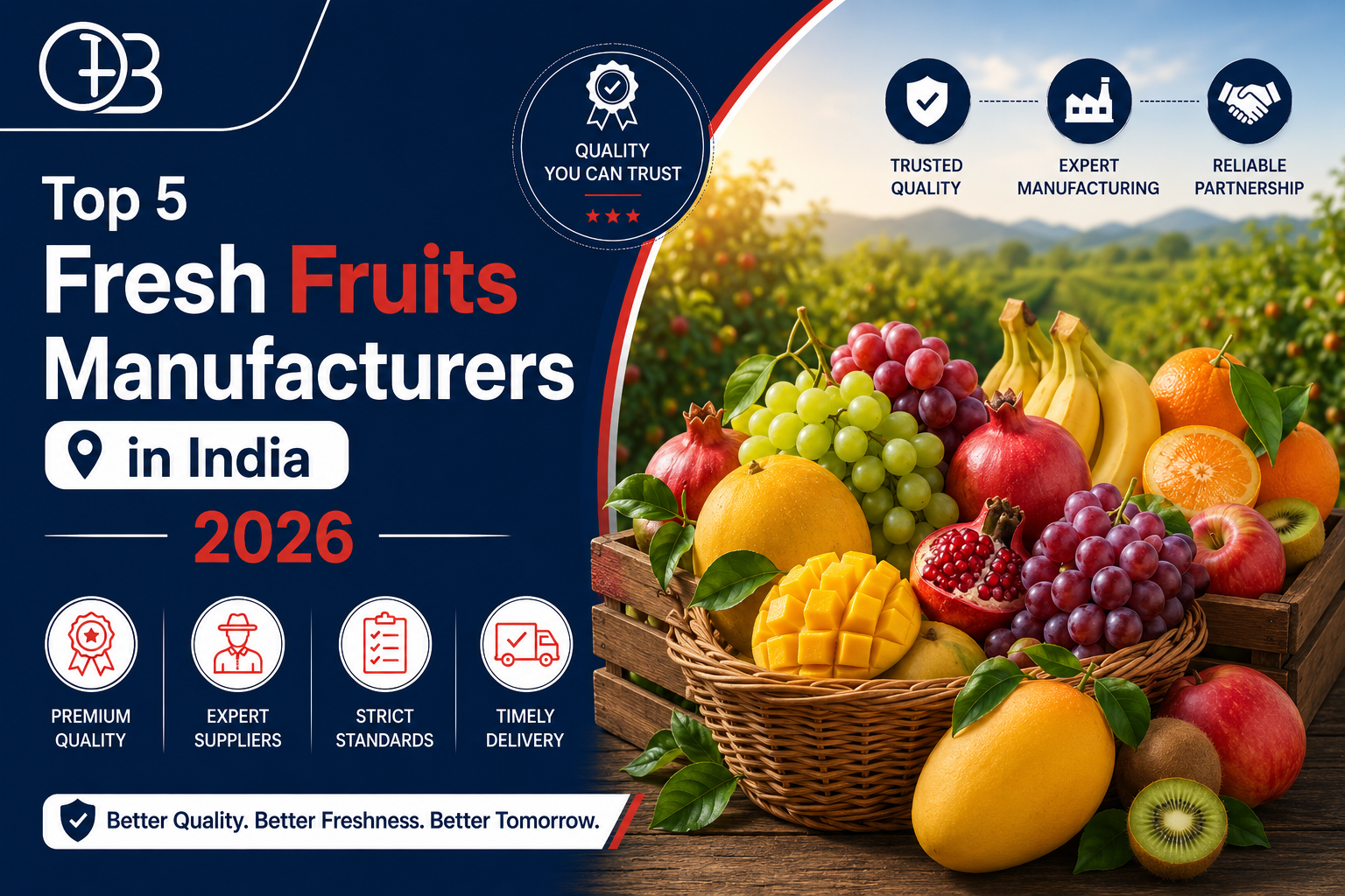 Top 5 Fresh Fruits Manufacturers in India