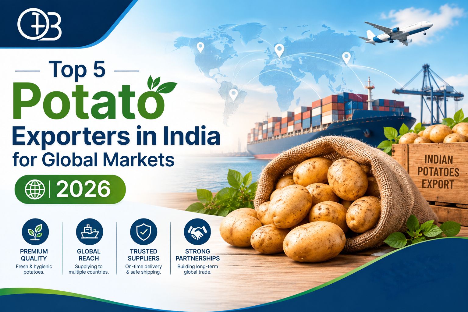 Top 5 Potato Exporters in India for Global Markets 2026
