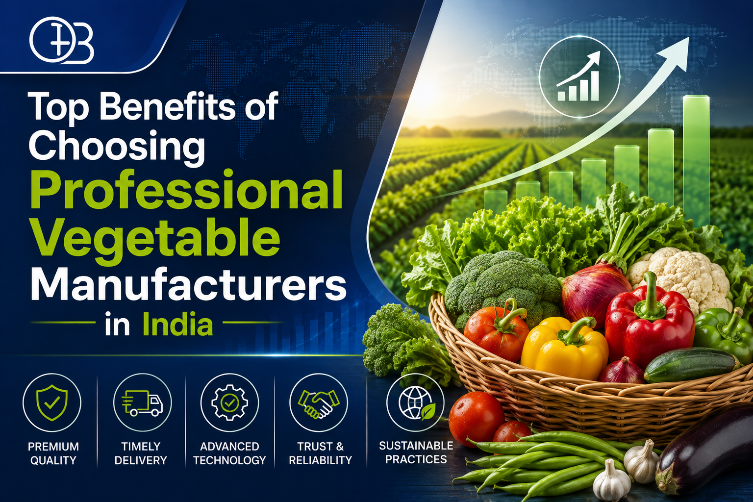 Top Benefits of Choosing Professional Vegetable Manufacturers in India
