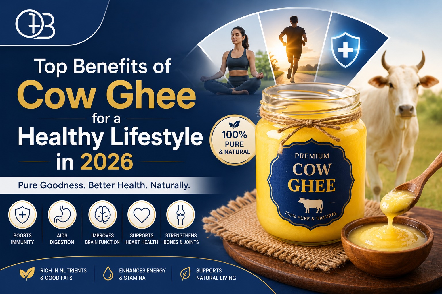 Top Benefits of Cow Ghee for a Healthy Lifestyle in 2026